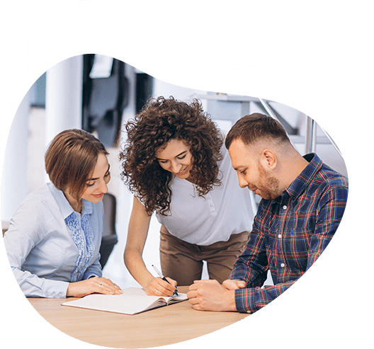 Team of 1BRTech digital marketing professionals collaborating on strategy development to enhance online visibility for Sri Lankan businesses.