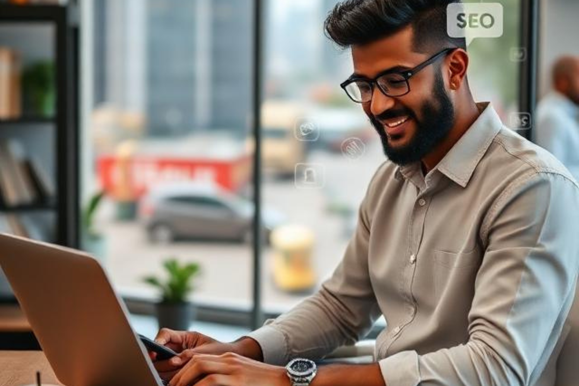 Sri Lankan SME owner adopting digital marketing, website, SEO, and social media in 2026